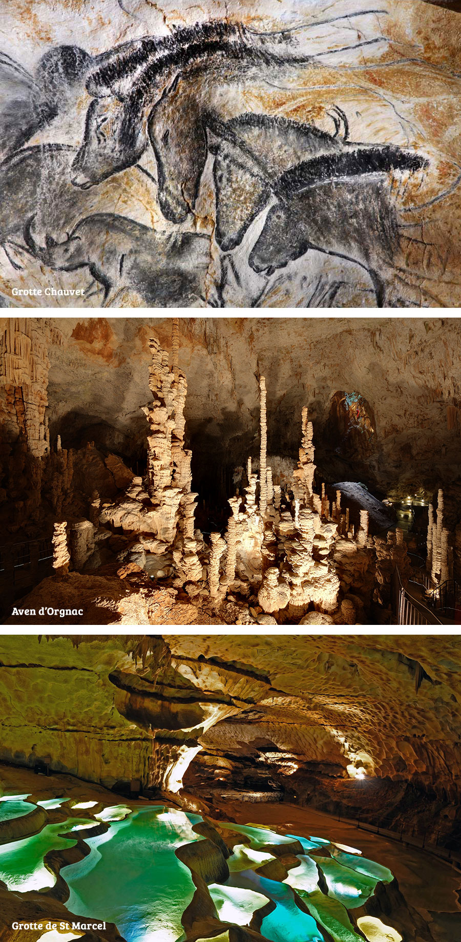 Die Höhlen und Avens